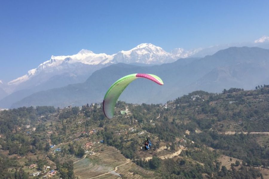 Cross Country Flight Pokhara