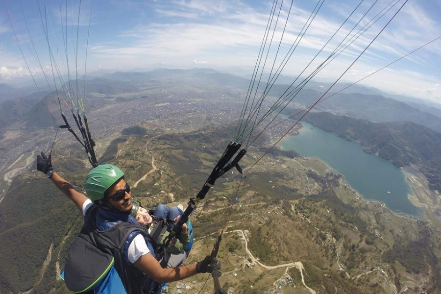 Paragliding in Pokhara